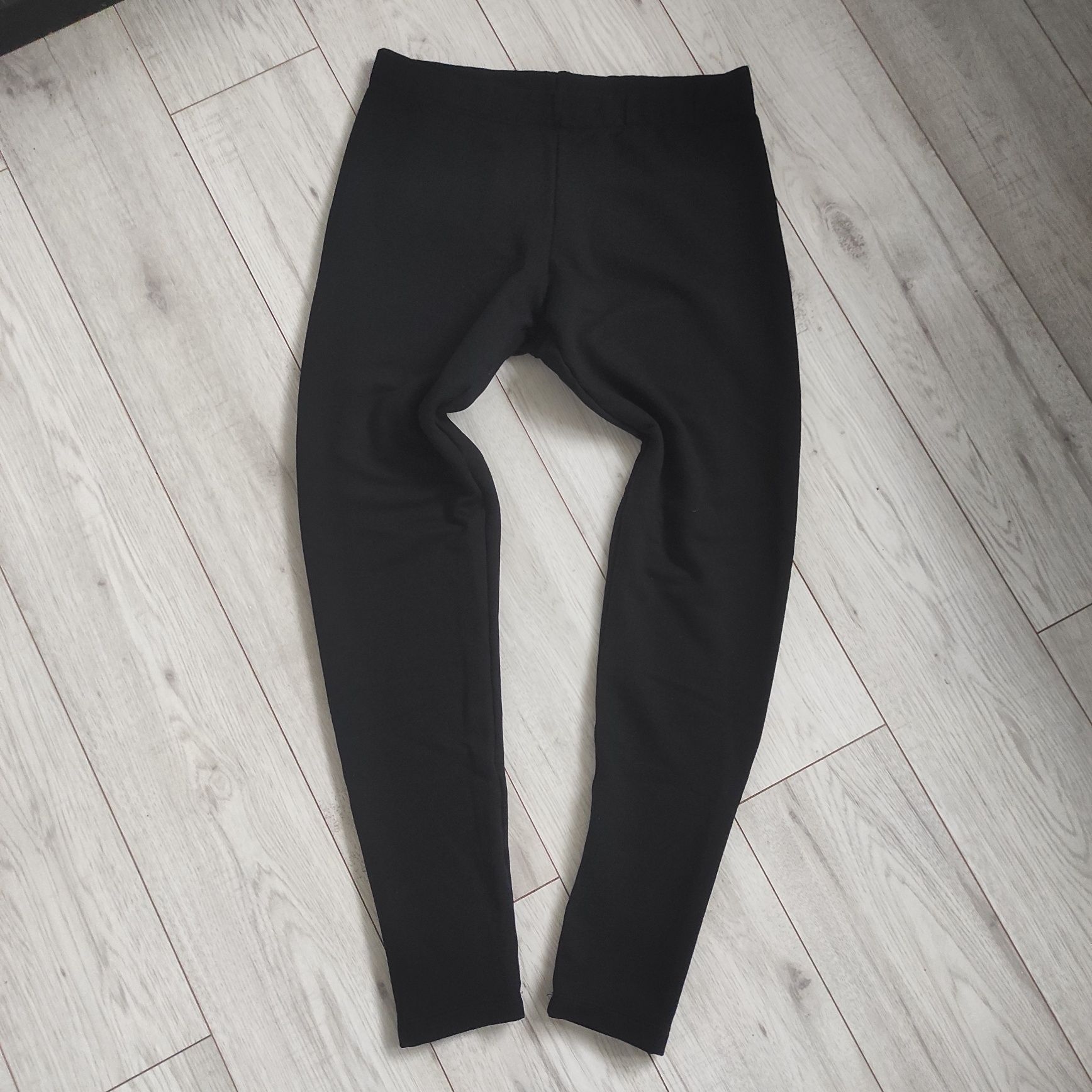 Czarne getry, legginsy damskie ocieplane, Esmara, r 40/42
