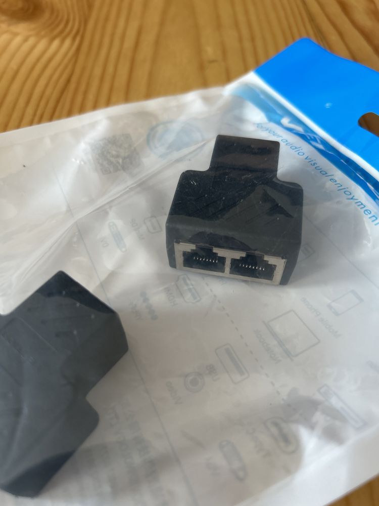 Rozdzielacz sieciowy RJ45 1 na 2 VENTION