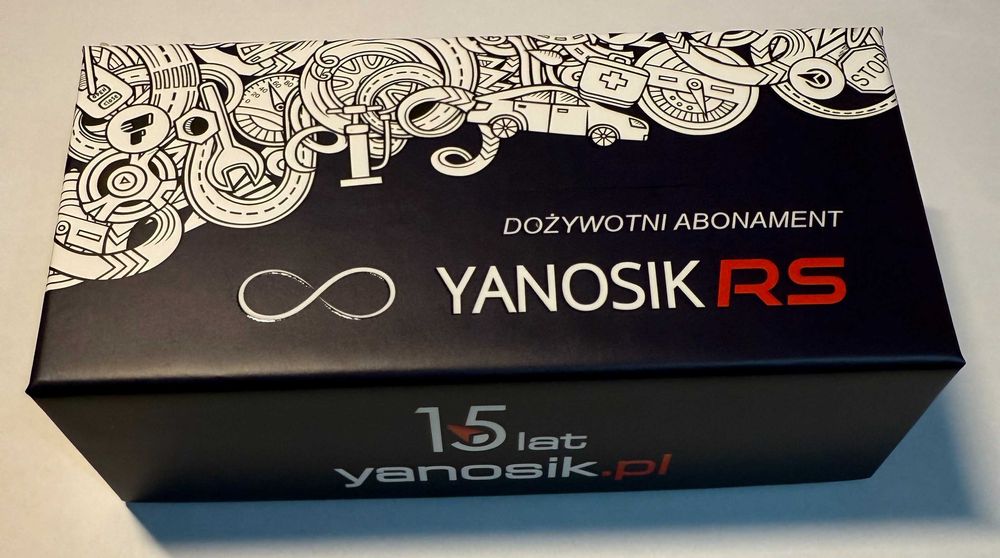 NOWY Yanosik RS DOŻYWOTNIA LICENCJA dotykowy - plomby - GW 24mce - FV