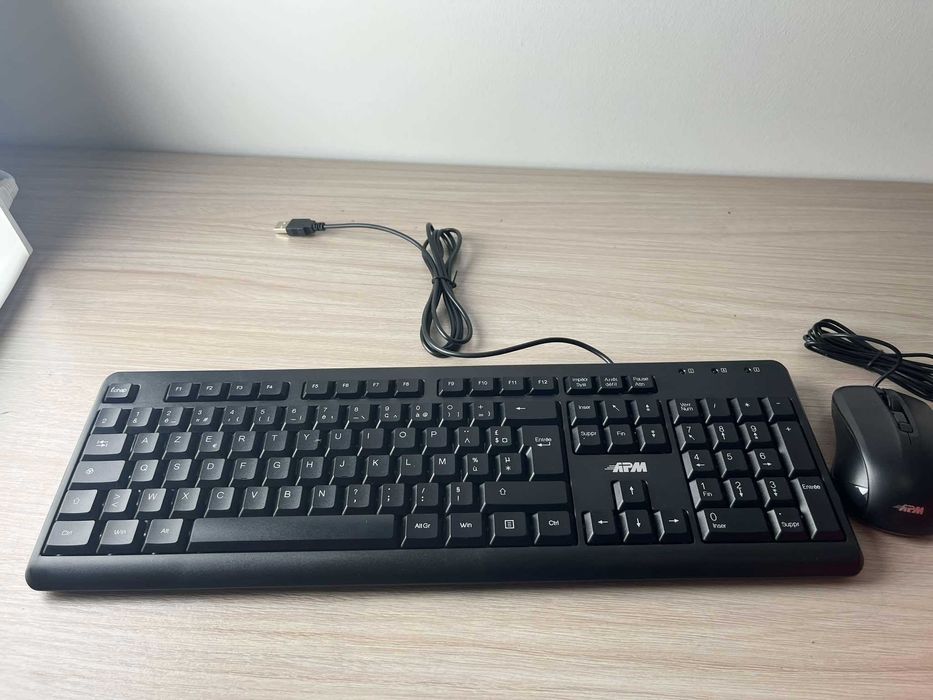 Tania myszka i klawiatura membranowa do domu - APM 100040