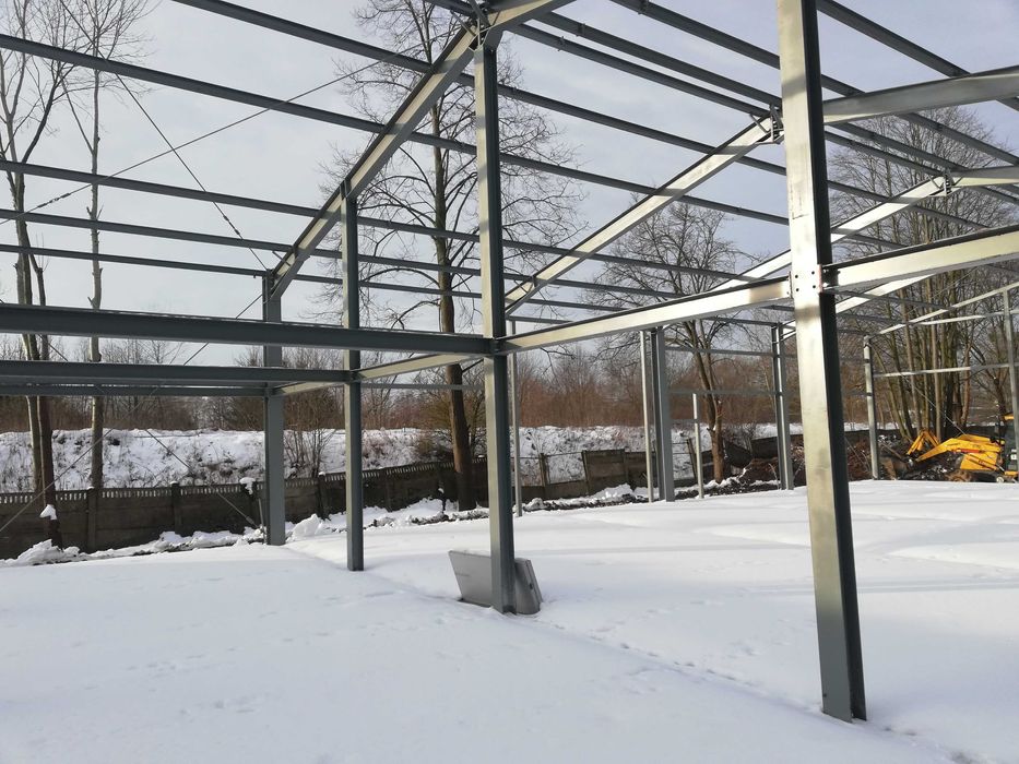 konstrukcja stalowa hali 15x20x5 hala wiata bindry ramy