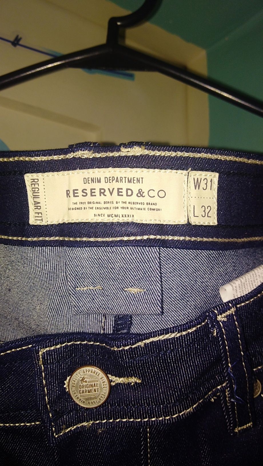 NOWE Jeansy Reserved regular fit 31/32