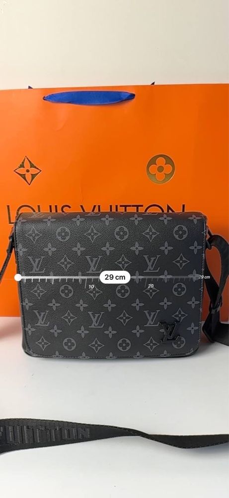 Torebka męska listonoszka na ramię premium Louis Vuitton