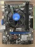Plyta główna MSI H81M-E33 z procesorem I5 4690 + 16 GB RAM
