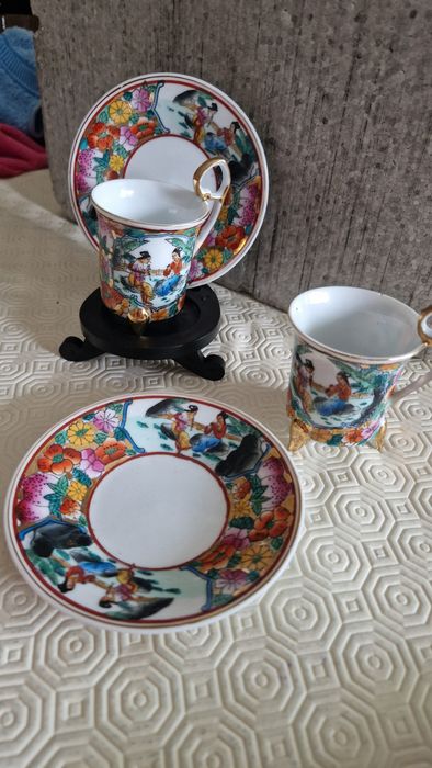 Chávenas de decoração