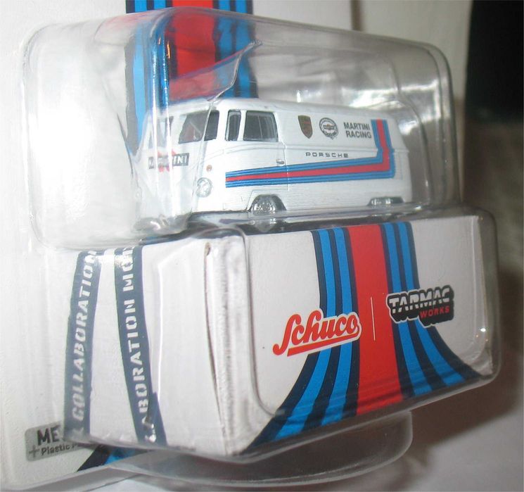 Schuco/Tarmac Works - Volkswagen Kombi T1 - Porsche Martini Racing
