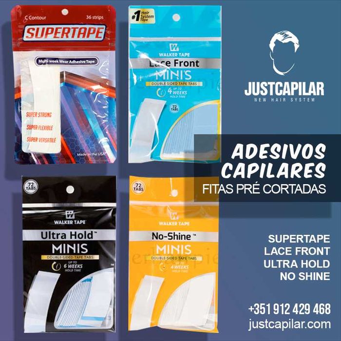 Próteses capilares, fitas para fixação, as melhores marcas!
