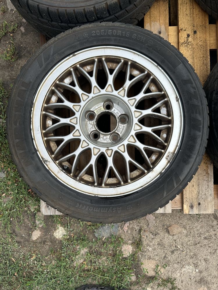Felgi aluminiowe BBS 15” 5x100 – komplet 4 sztuki