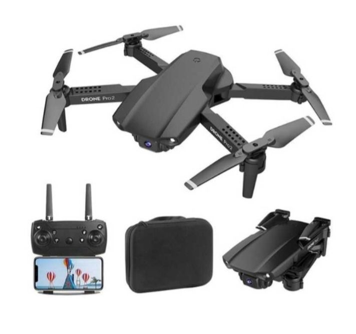 Dron E99 Pro2 Wifi 200m zasięg 2×Kamera Zawis Akrobacje