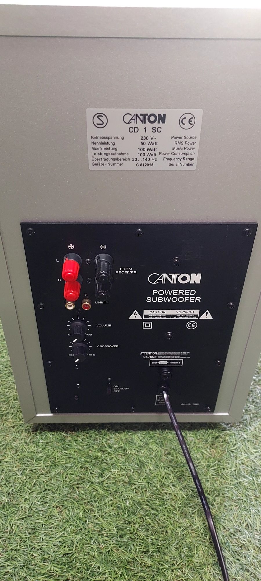Subwoofer aktywny Canton CD-1SC