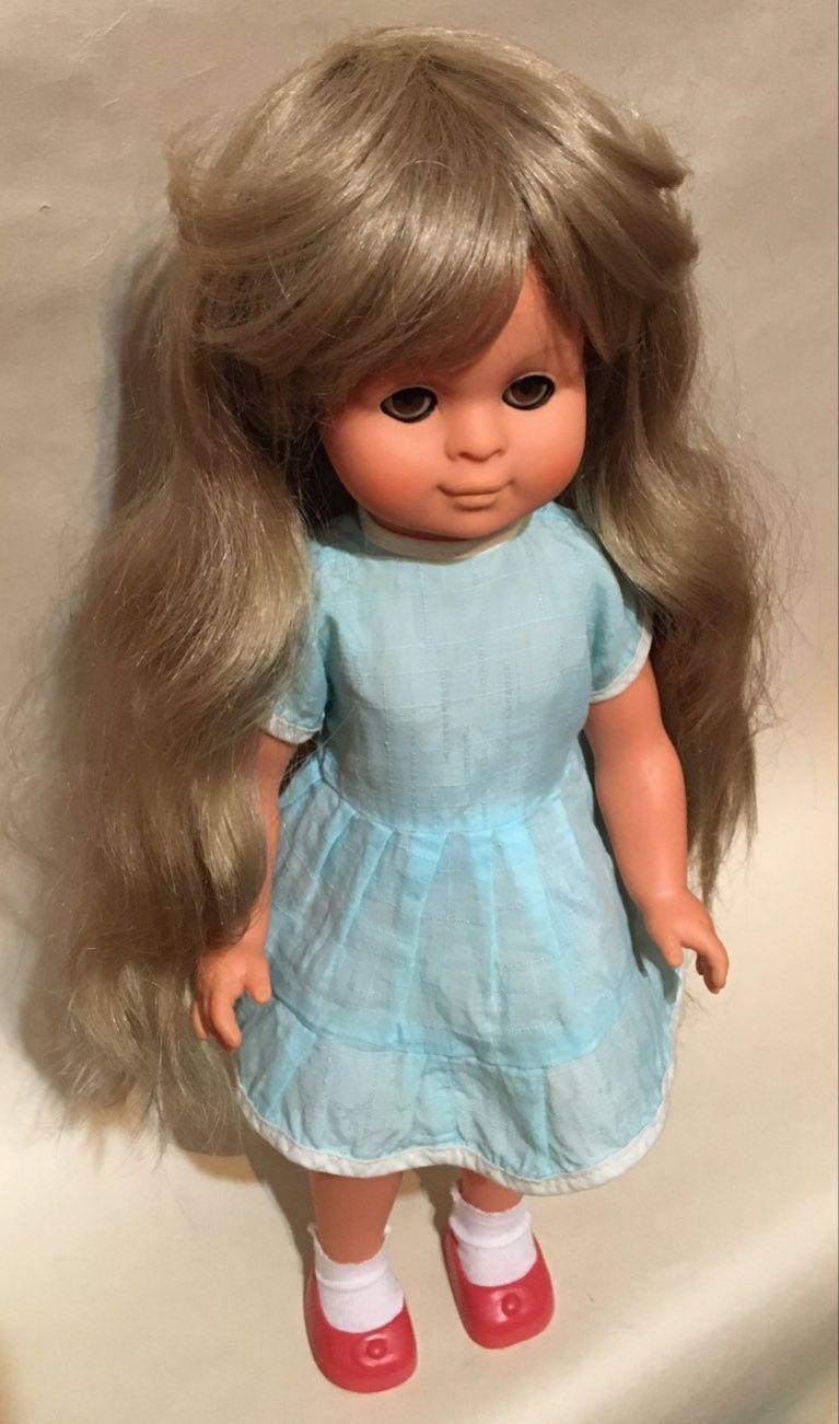 Парик, кукла немецкая в парике ГДР СССР 40 см