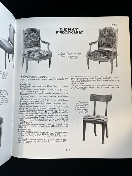 Le Mobilier français du XVIII Siècle