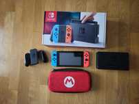 Nintendo Switch pełny zestaw + akcesoria
