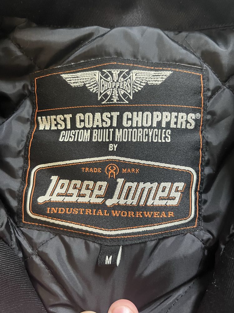 Вінтажна мото-куртка бомбер West Coast Choppers