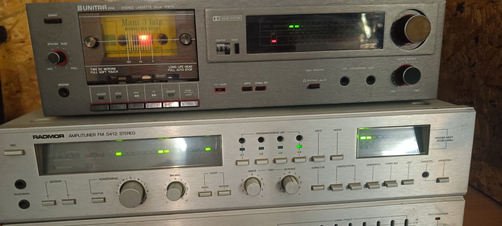 UNITRA ZRK M9115 deck magnetofon