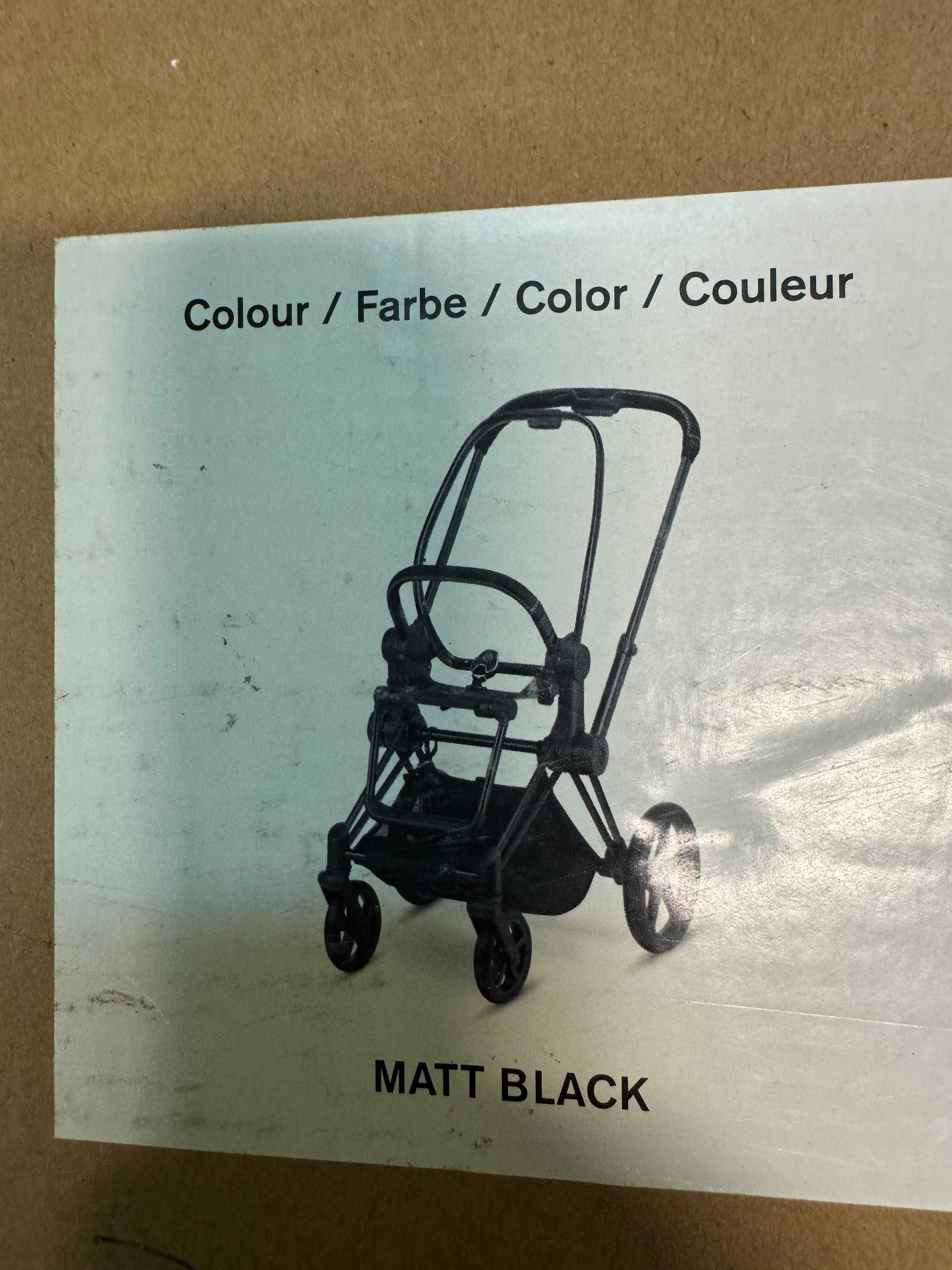 CYBEX Platinum Rama Priam Frame & Seat Harda Rba matt Black