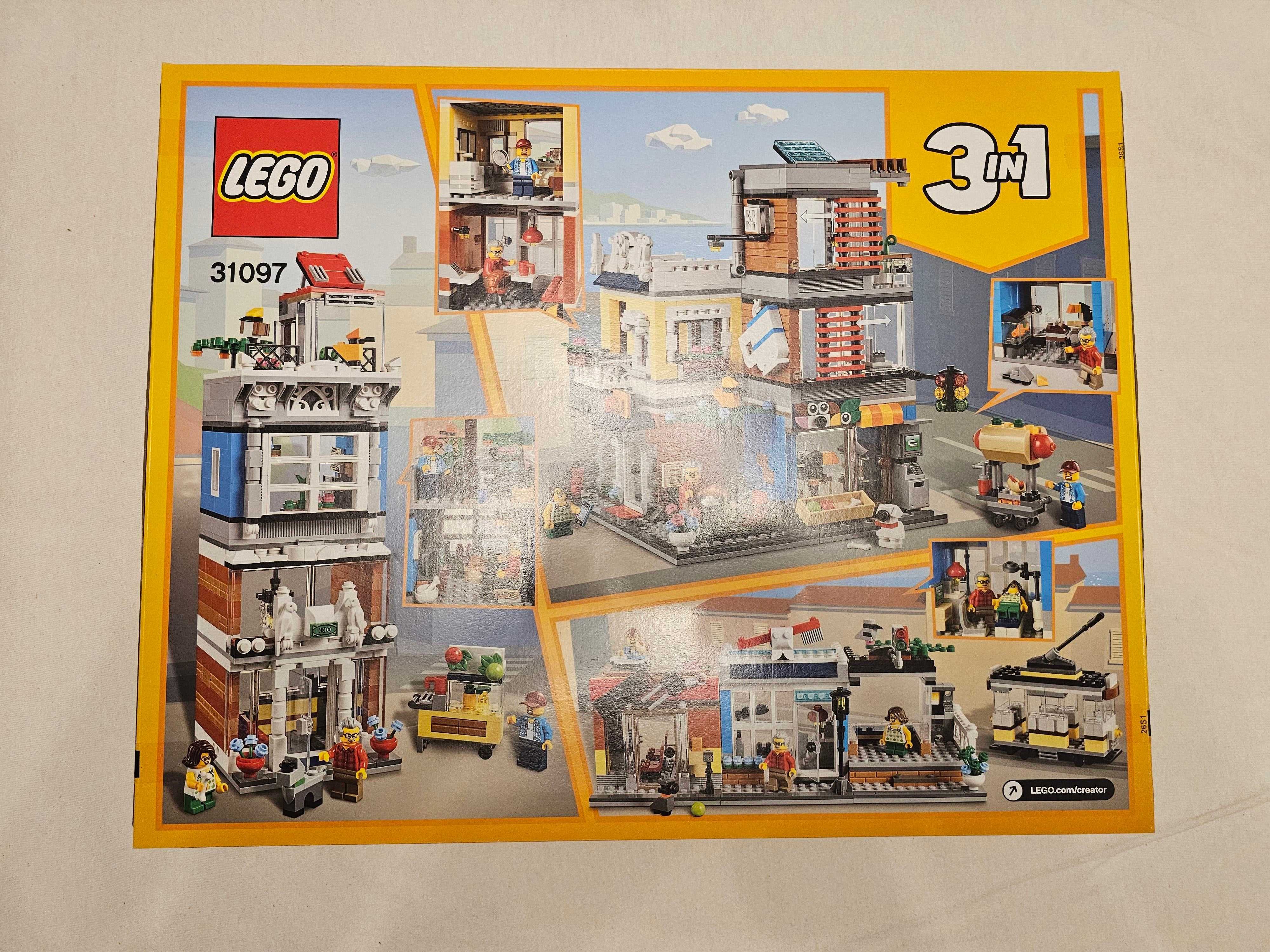 LEGO 31097 Creator 3w1 - Sklep zoologiczny i kawiarenka