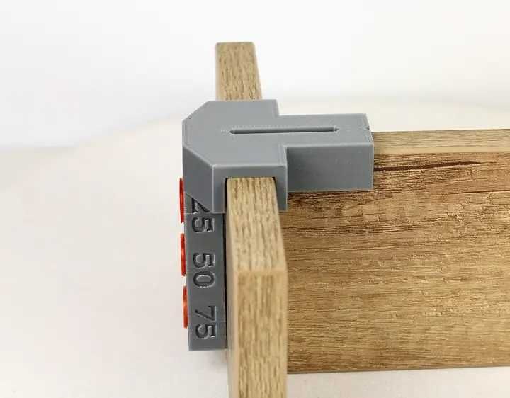 Кондуктор накидний під конфірмати та шкант під ДСП 16мм