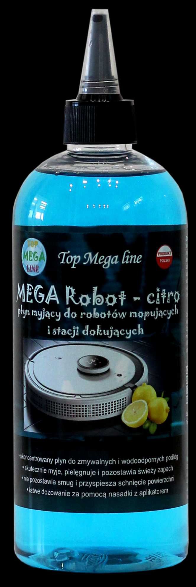 MEGA ROBOT płyn do robotów mopujących odkurzacza myjącego poj.400ml.