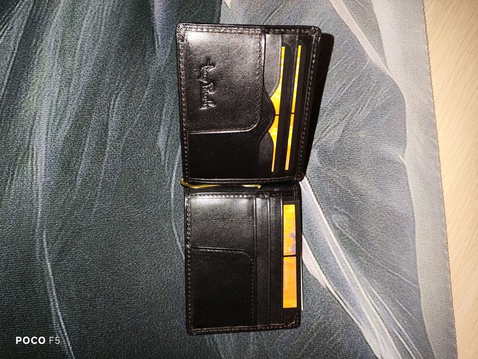 Зажим для купюр кожаный Italico