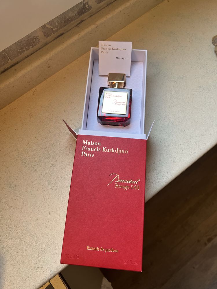 Perfume Baccarat rouge 540