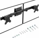 podwójny adapter uchwyt montażowy do monitorów 13-27  vesa 75/100 mm