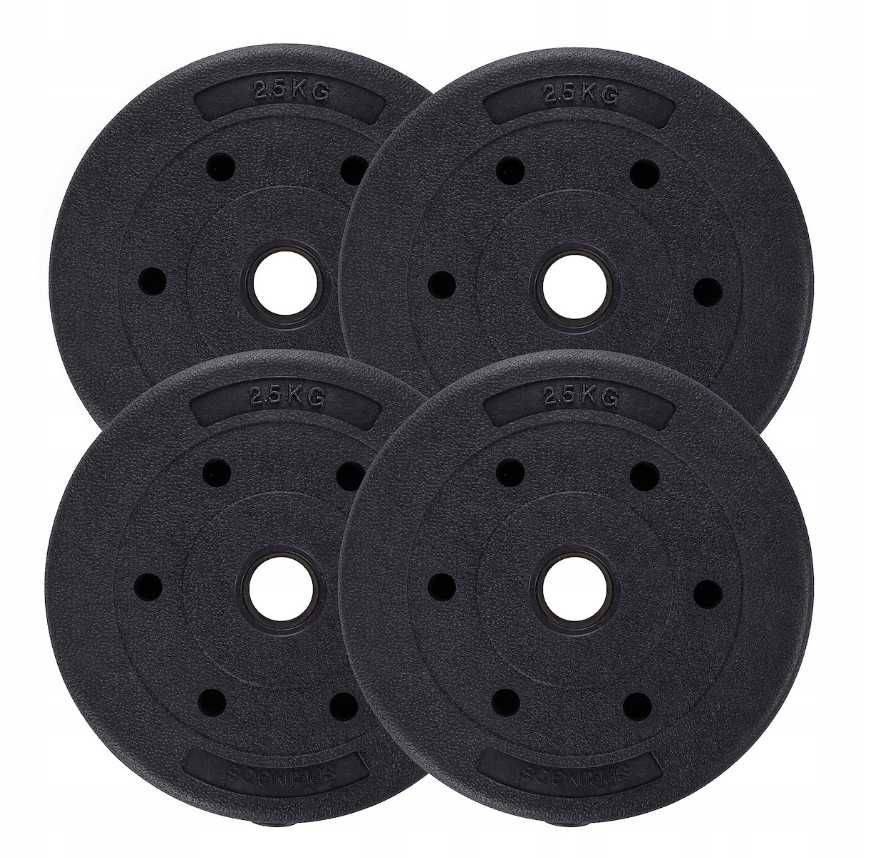 Obciążenie Ciężarki Bitumiczne ZESTAW TANIO 4x3kg 2x2,5kg 2x1,25kg