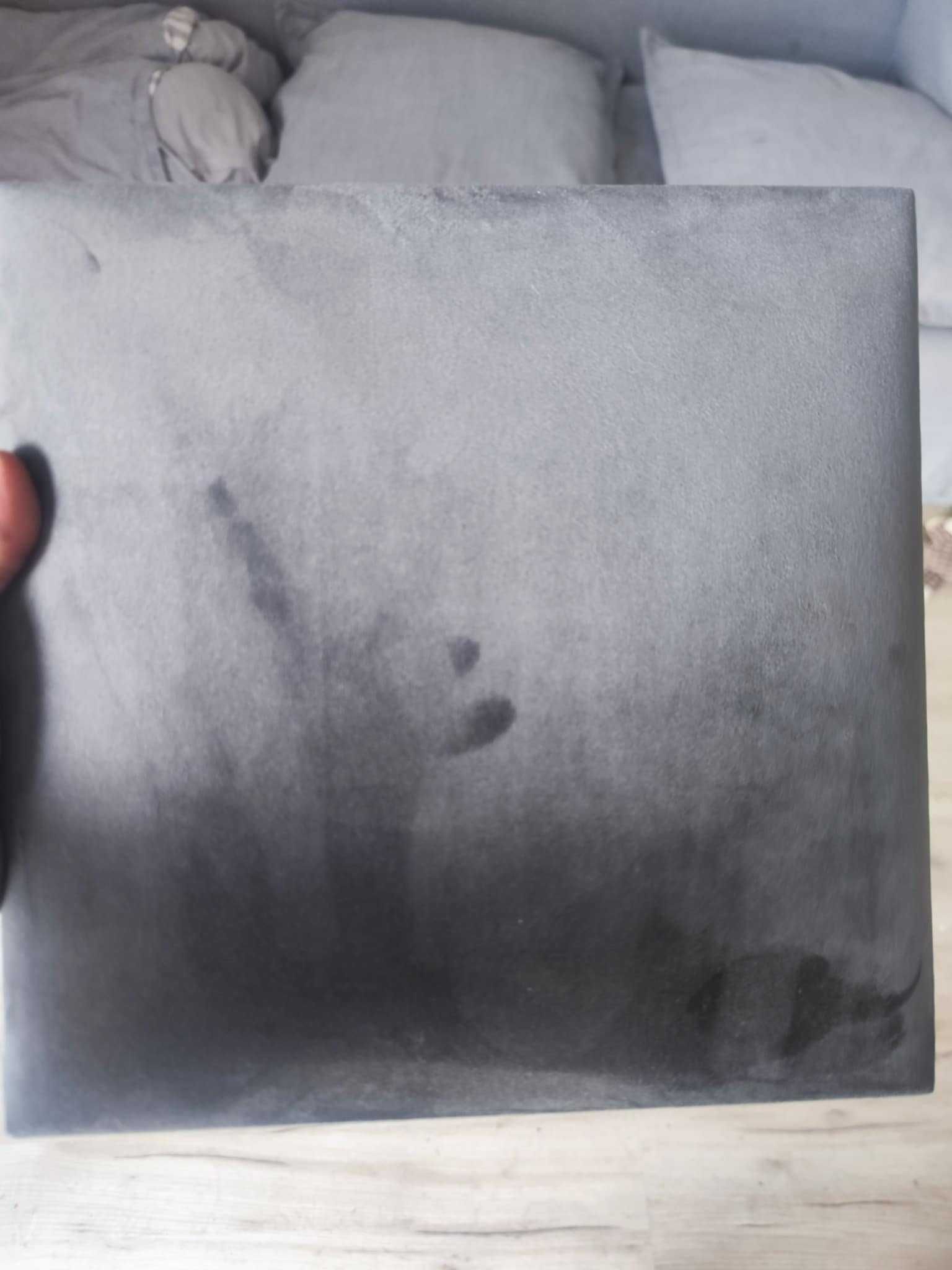 Panele ścienne tapicerowane 30x30 (używane) antracyt (ciemne szare)