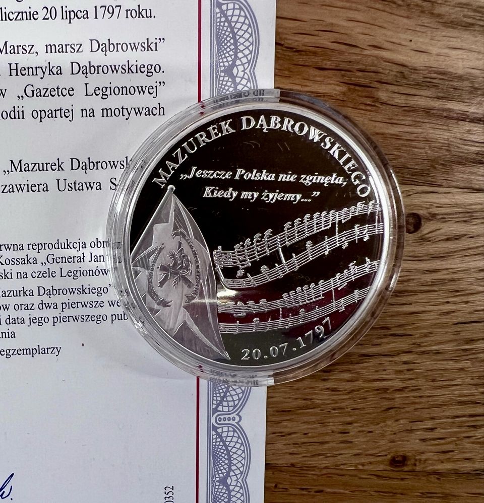 Moneta "Mazurek Dąbrowskiego"