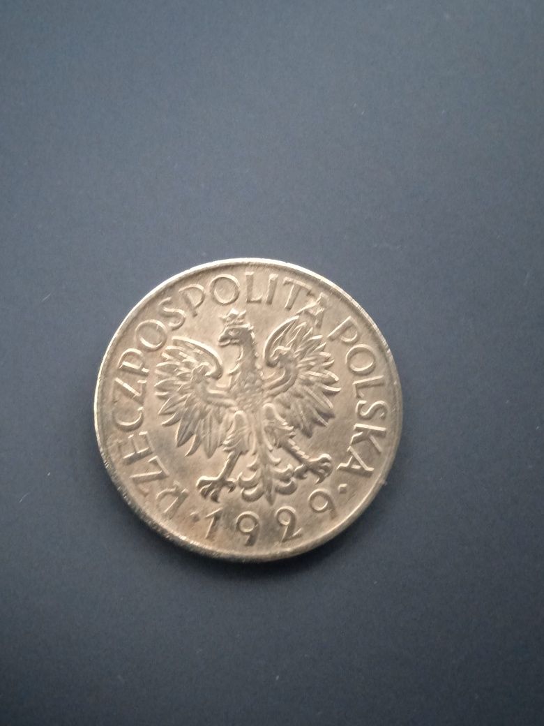 Zestaw 2RP 1 złoty 1929r + 10 groszy 1923r.