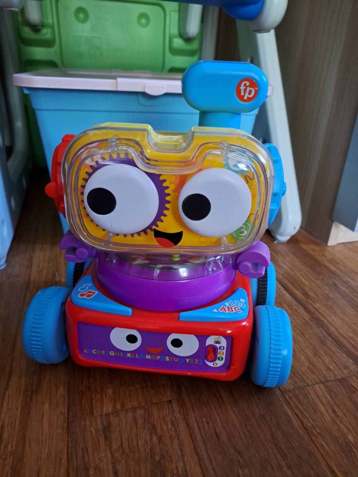 Fisher Price Uczący Przyjaciel Robot 4 w 1 pięć wersji językowych PL C