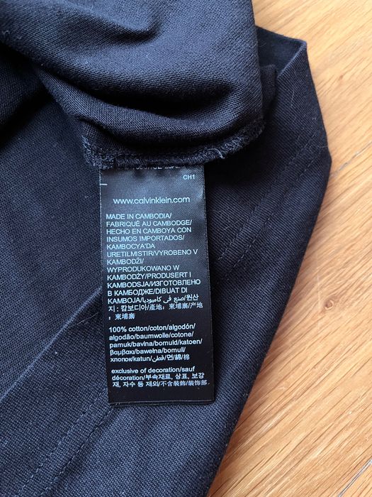 Czarna koszulka M Calvin Klein Jeans