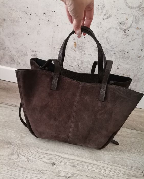 Torba shopper czekoladowa Premium
