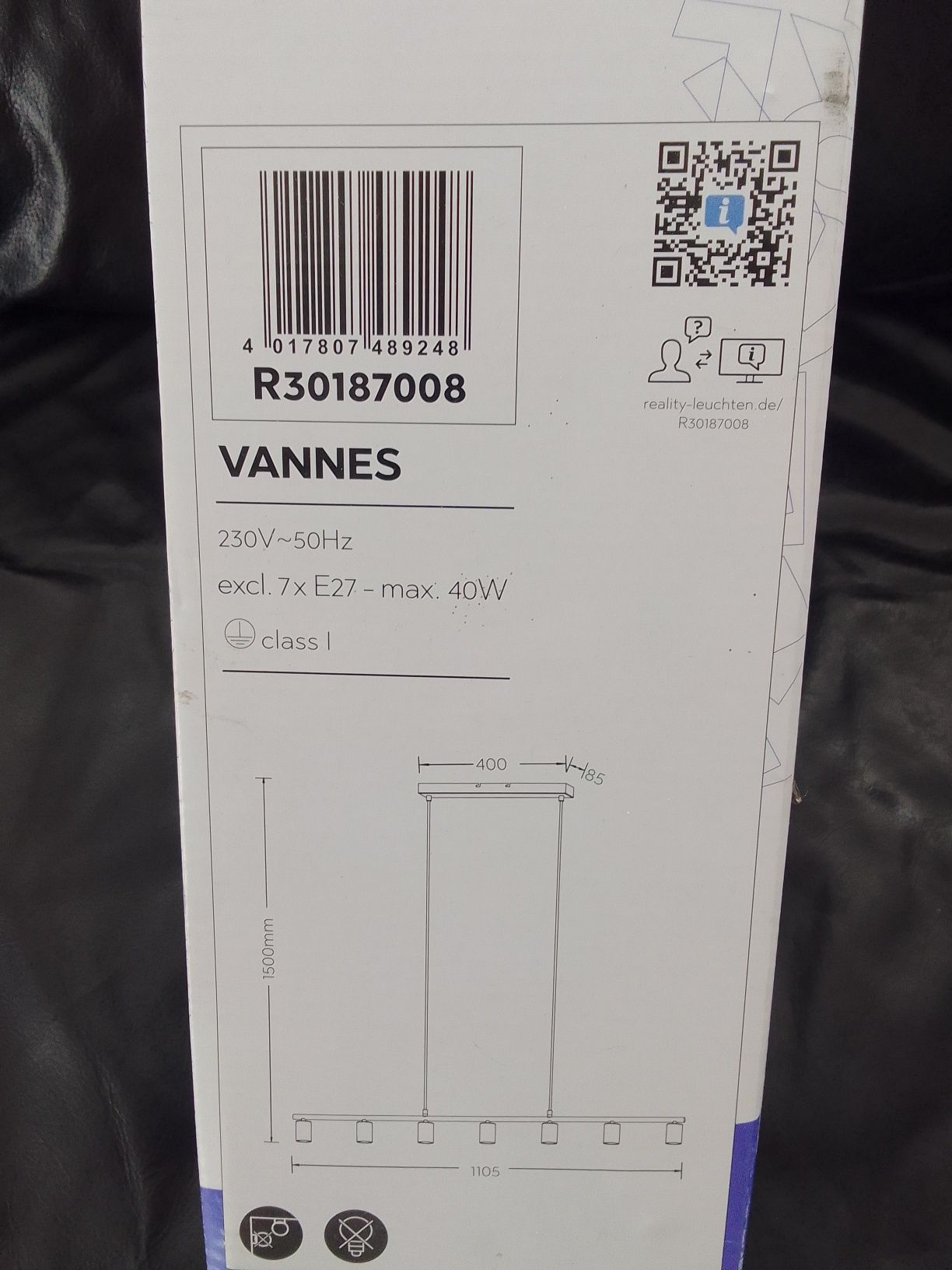 Lampa wisząca VANNES