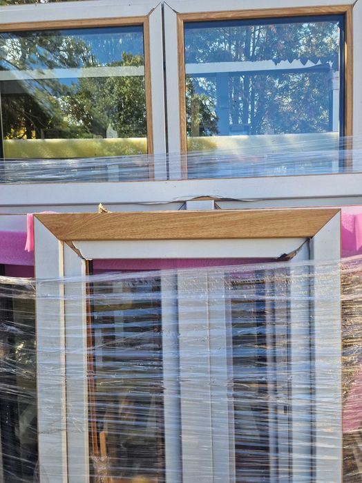 okna schuco woodec turner oak malt x2