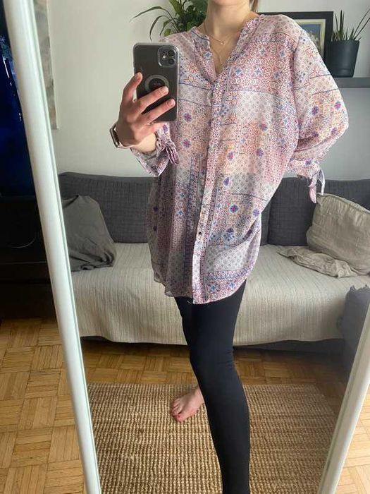 Wielokolorowa tunika aztec