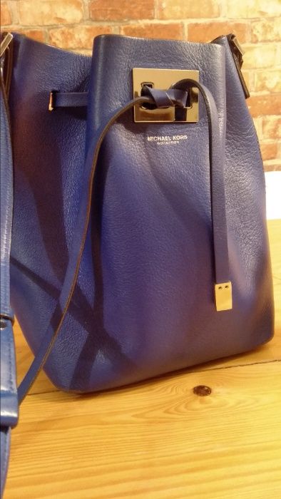 Mala Michael Kors - Miranda - azul elétrico ORIGINAL, preço nova 395€