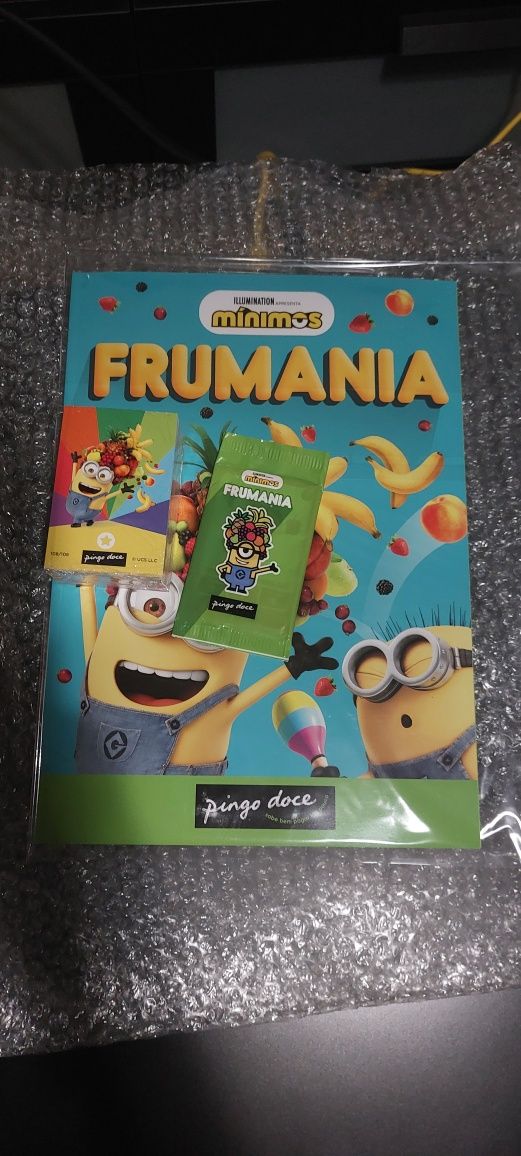 Caderneta Frumania completa mínimos colecção pingo doce