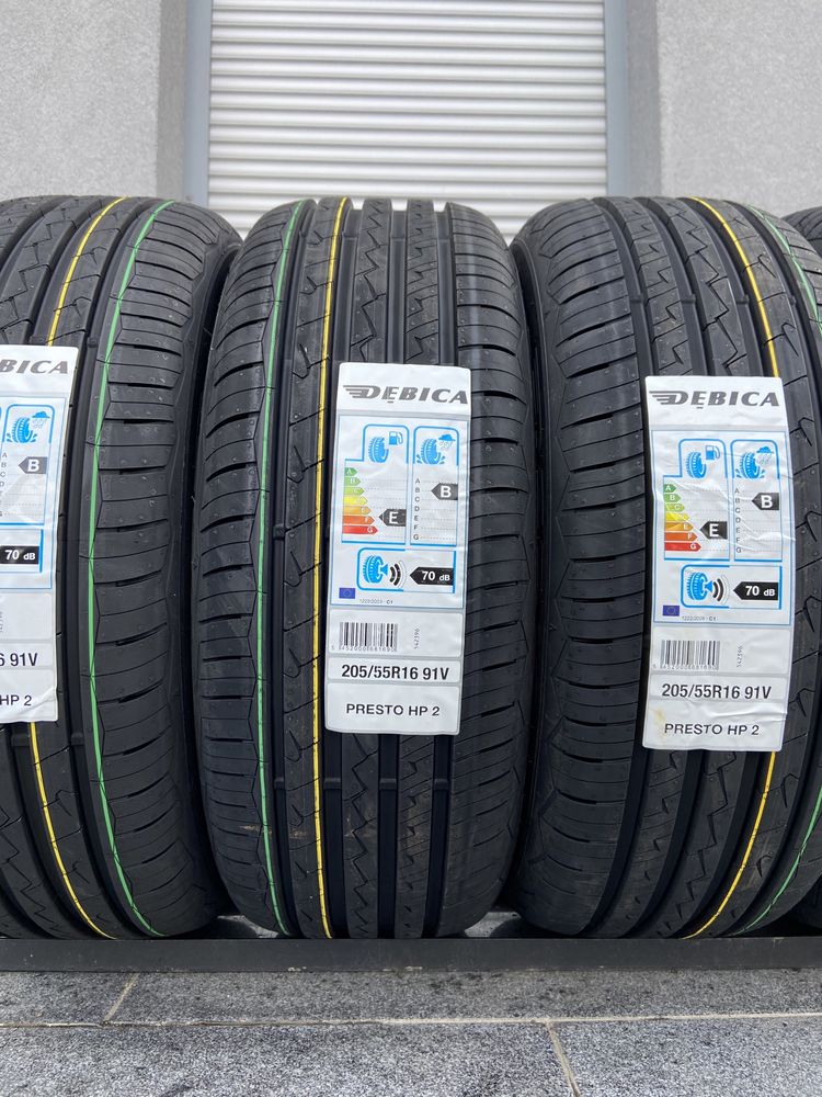 x4 lato 205/55R16 Dębica Presto HP2 91V 2023 Prosto z fabryki E,B,70db