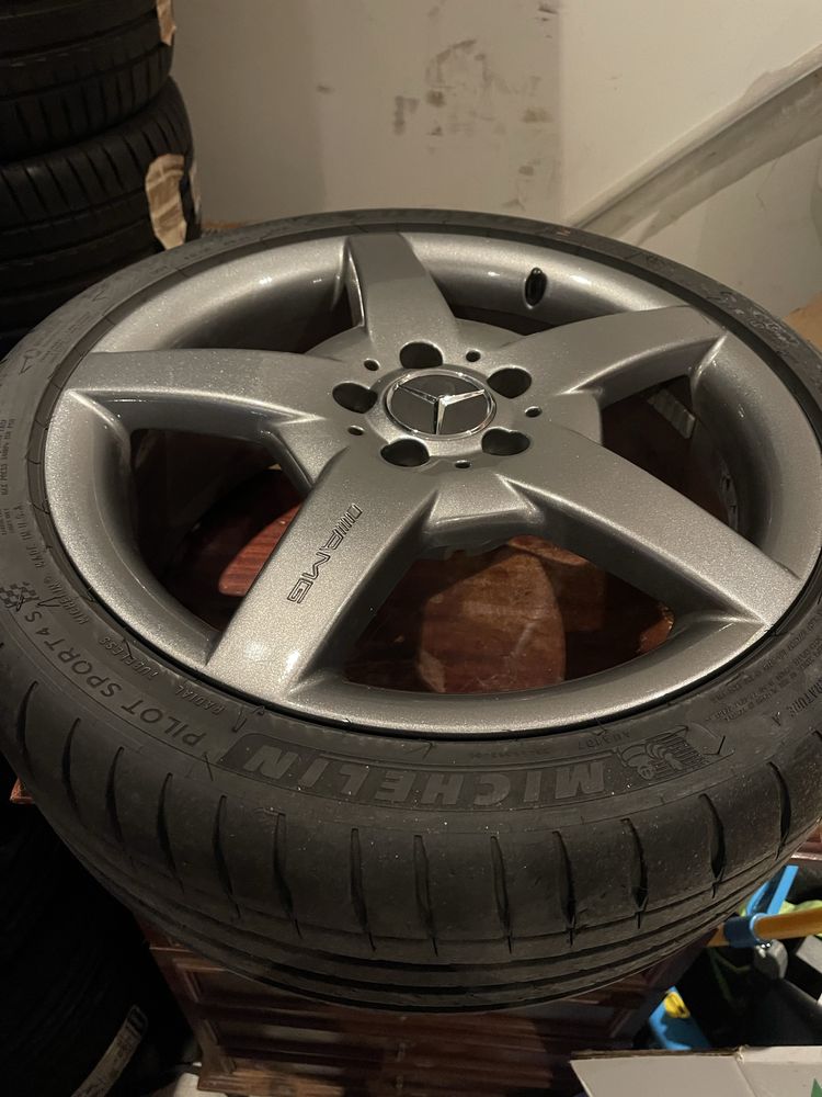 Jantes 18 mercedes AMG 2+2 com pneus Michelin Pilot Sport