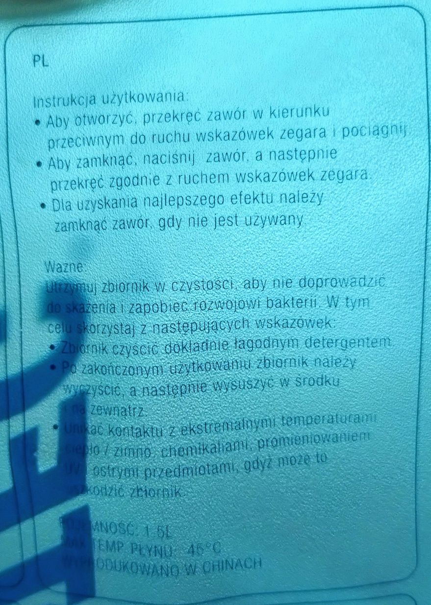 Plecak Hi-Tec do biegania, na rower. Bukłak 1,5 litra