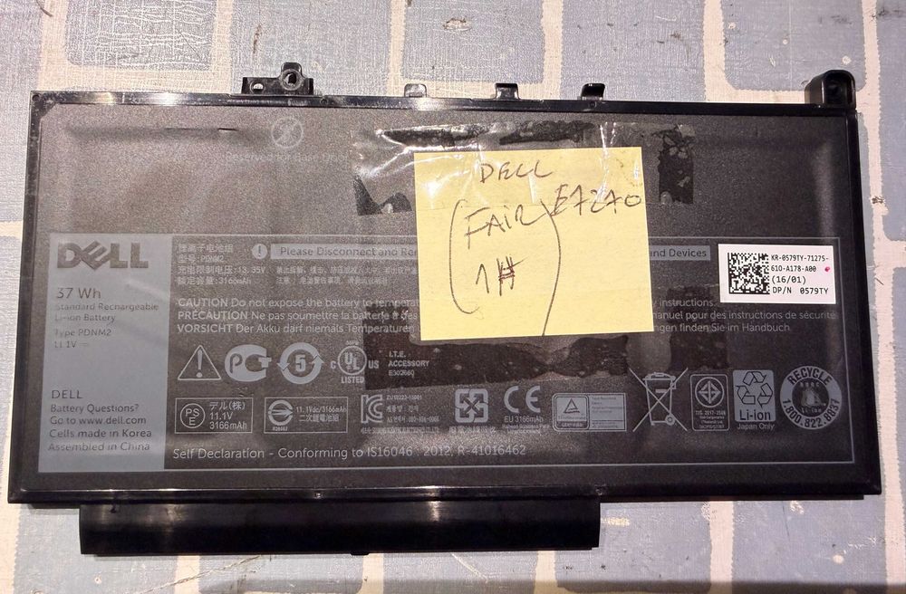 Dell Latitude E7270 - Bateria Usada