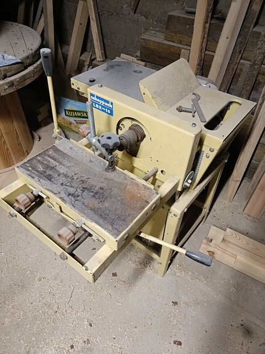 Wyrowniarka, grubościówka scheppach , 4w1  piła, czopownica. 230v