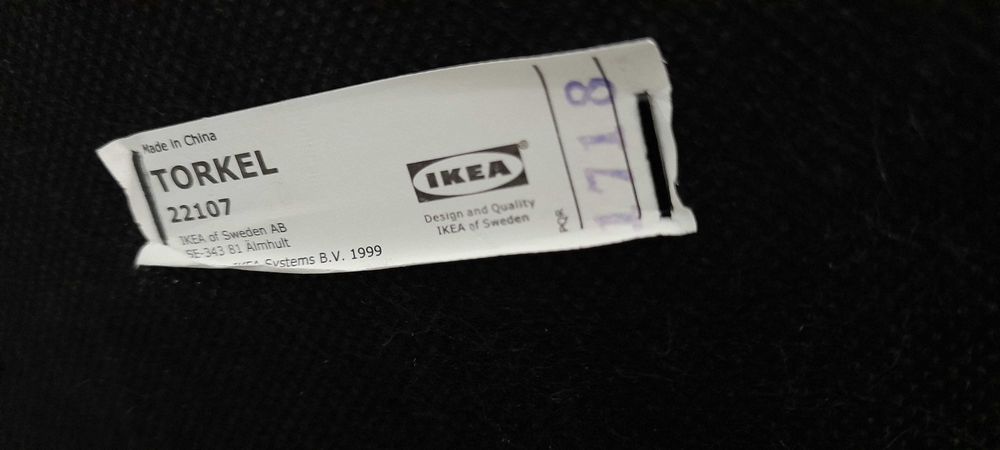 Fotell Ikea czarny