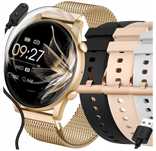 Smartwatch Zegarek Damski Polskie Menu Rozmowy Zdrowie Sport Amoled 4