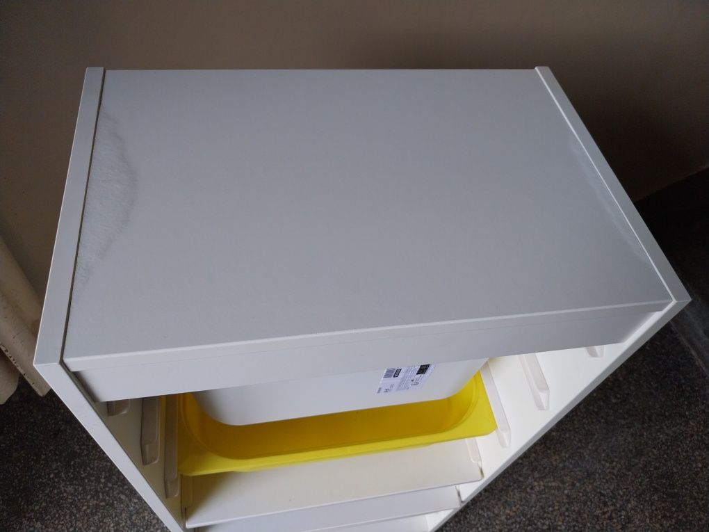Ikea regał TROFAST 46x30x94cm z pojemnikami i półkami