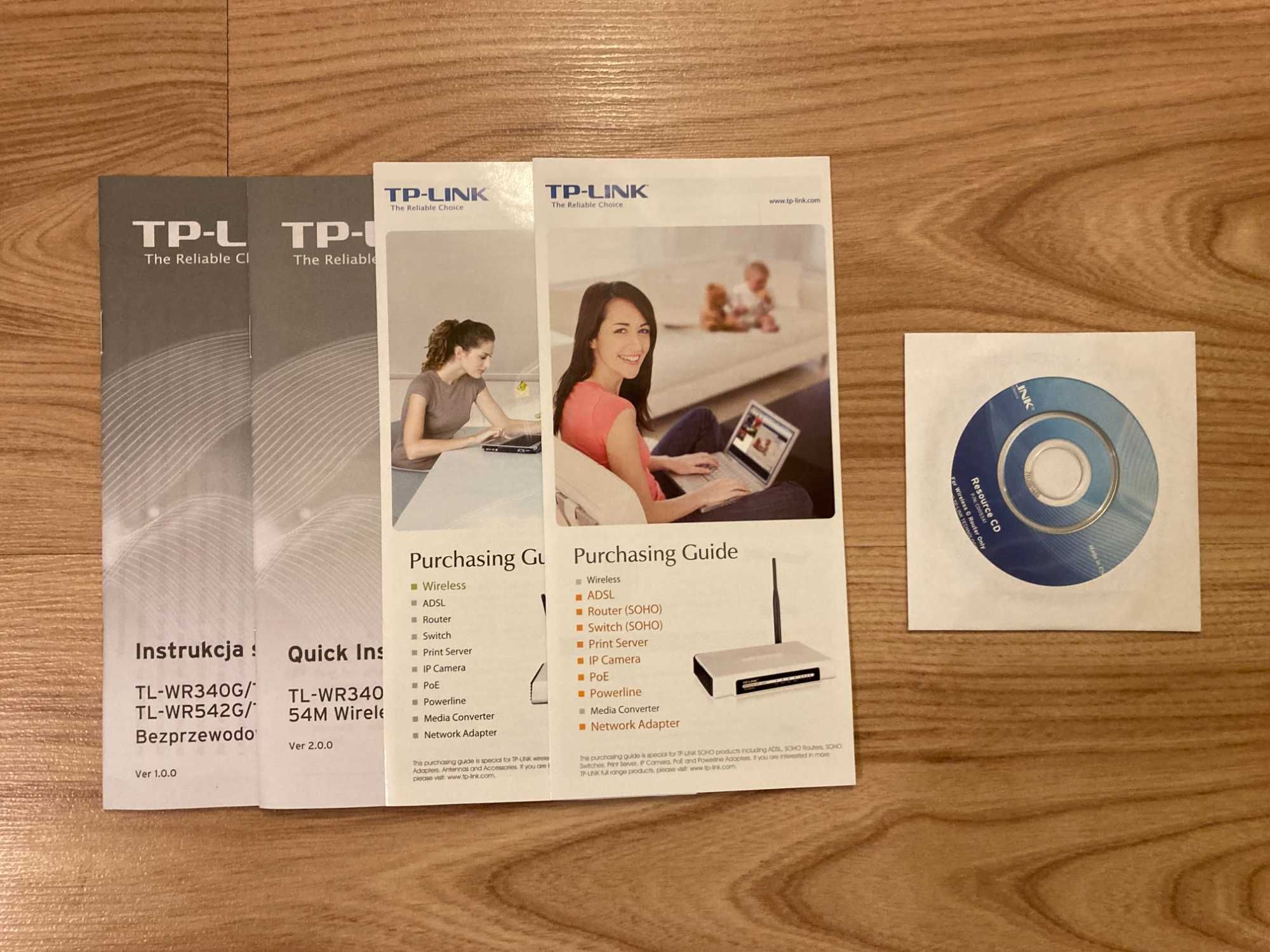 Router TP-LINK model TL-WR340G w BARDZO DOBRYM stanie