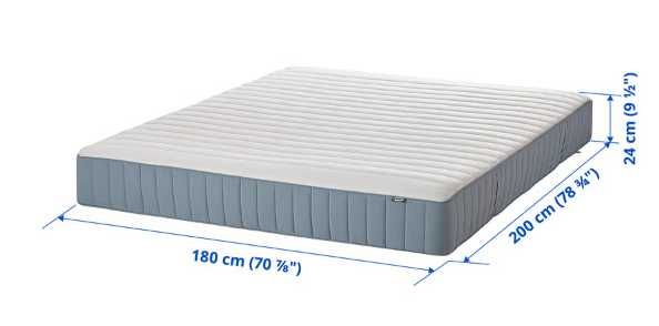 Cama Casal King (180 x 200) Completa - Modelo MALM IKEA + 2 Cómodas