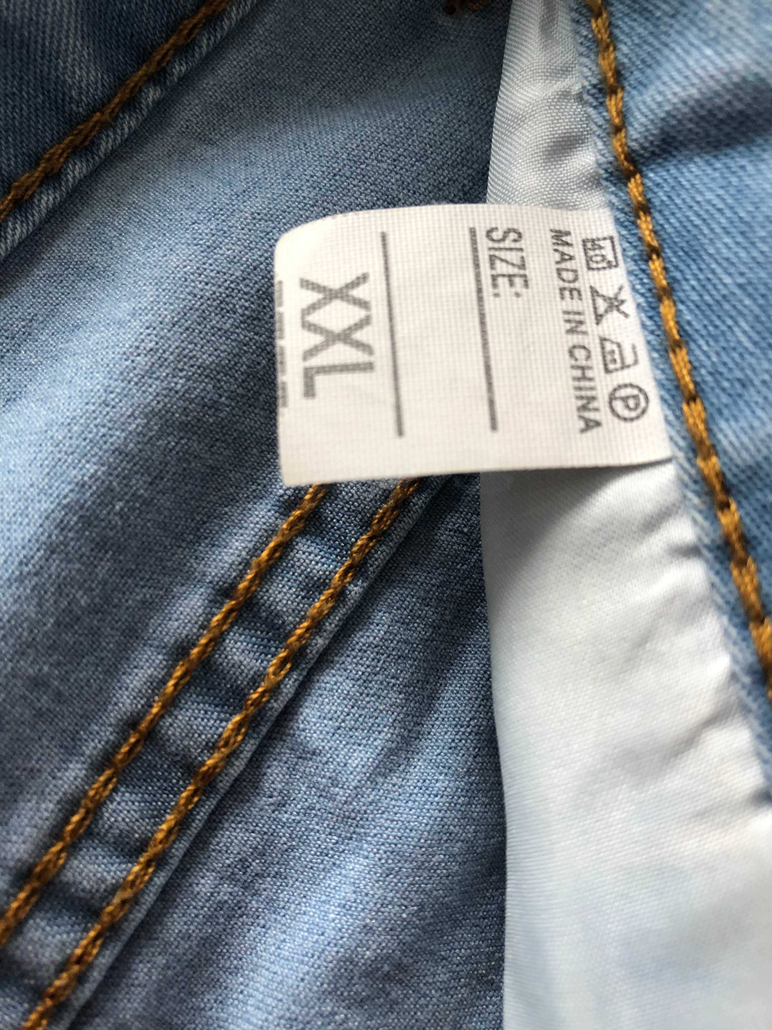 Бриджы джинсовые XXL