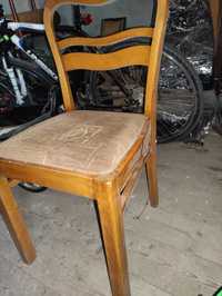 Stół +krzesła zabytkowe